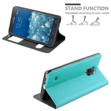 Samsung Galaxy NOTE EDGE lommebokdeksel cover (turkis)