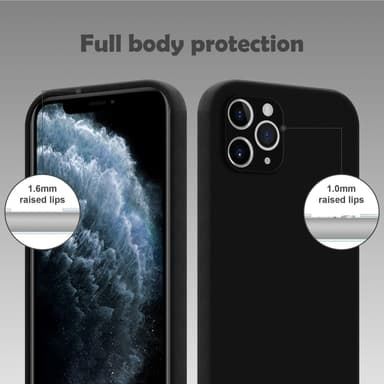 Deksel iPhone 11 PRO MAX case (svart)