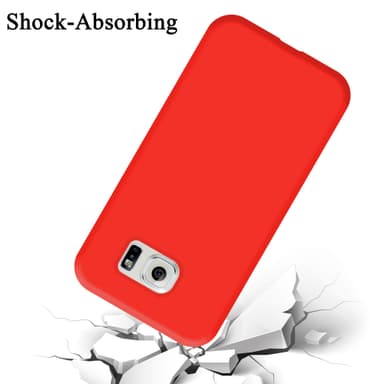 Samsung Galaxy S6 silikondeksel case (rød)