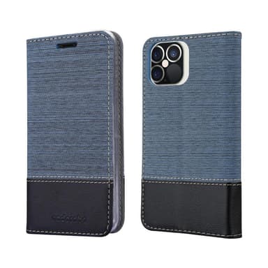 iPhone 12 PRO MAX lommebokdeksel etui (blå)