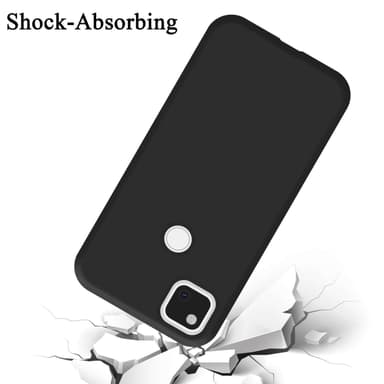 Google PIXEL 4A 5G silikondeksel case (Svart)