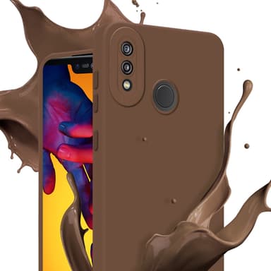 Huawei P20 LITE 2018 / NOVA 3E Deksel case (brun)
