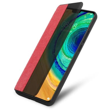 Huawei MATE 30 lommebokdeksel etui (rød)