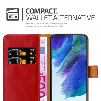 Samsung Galaxy S22 lommebokdeksel etui (rød)