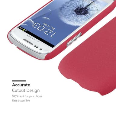 Samsung Galaxy S3 MINI Hardt Deksel Cover (rød)