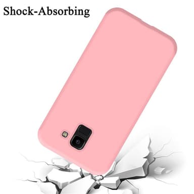 Samsung Galaxy J6 2018 silikondeksel case (rosa)