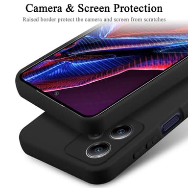Xiaomi Poco X5 5G silikondeksel case (Svart)