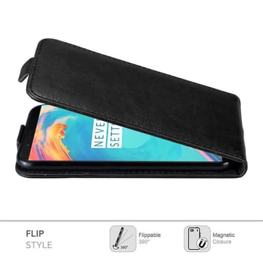OnePlus 5T deksel flip cover (svart)