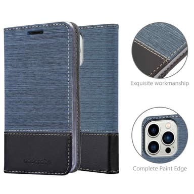 iPhone 14 PRO MAX lommebokdeksel etui (blå)