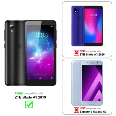 Deksel ZTE Blade A3 2019 Veske (Svart)