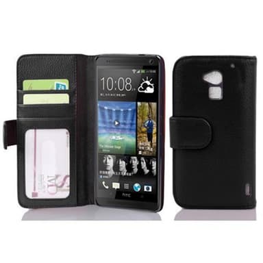 HTC ONE MAX T6 lommebokdeksel case (svart)