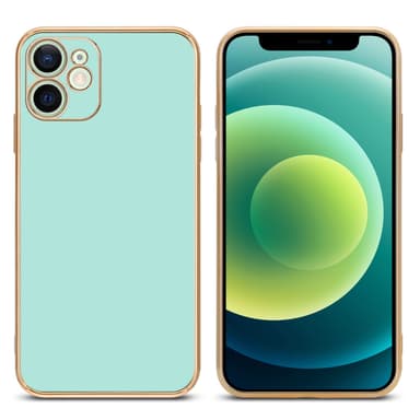 iPhone 12 MINI silikondeksel case (grønn)
