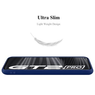 Deksel Realme GT 2 PRO Silikon cover (blå)
