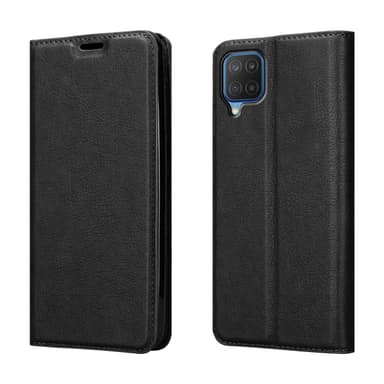 Samsung Galaxy A12 / M12 lommebokdeksel case (svart)
