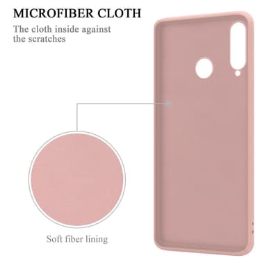 Deksel Huawei P30 LITE Ring Case (rosa)