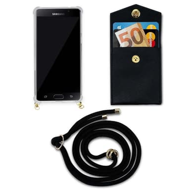 Samsung Galaxy A5 2016 Deksel med Halskjede (svart)