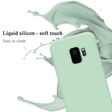 Samsung Galaxy S9 silikondeksel case (grønn)