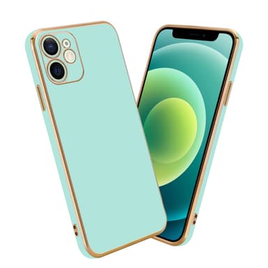 iPhone 12 MINI silikondeksel case (grønn)