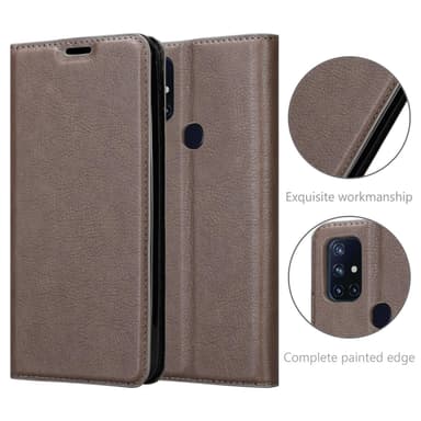OnePlus Nord N100 lommebokdeksel case (brun)