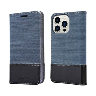 iPhone 14 PRO MAX lommebokdeksel etui (blå)