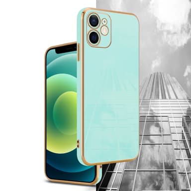 iPhone 12 MINI silikondeksel case (grønn)