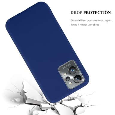 Deksel Realme GT 2 PRO Silikon cover (blå)