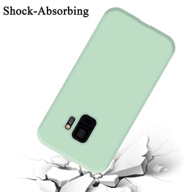Samsung Galaxy S9 silikondeksel case (grønn)