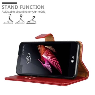 LG X SCREEN lommebokdeksel etui (rød)