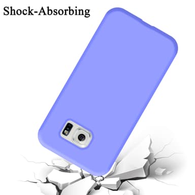 Samsung Galaxy S6 EDGE silikondeksel case (lilla)