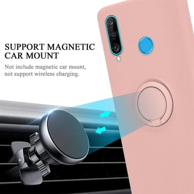 Deksel Huawei P30 LITE Ring Case (rosa)