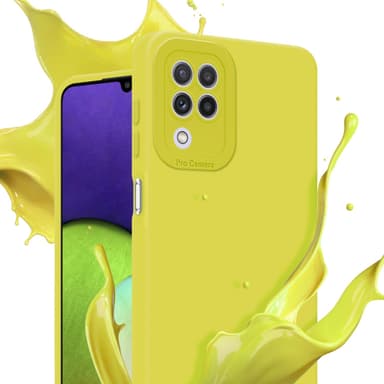 Samsung Galaxy A22 4G Deksel case (gul)