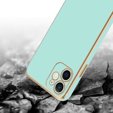iPhone 12 MINI silikondeksel case (grønn)