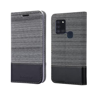 Samsung Galaxy A21s lommebokdeksel etui (grå)