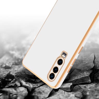 Huawei P30 silikondeksel case (hvit)