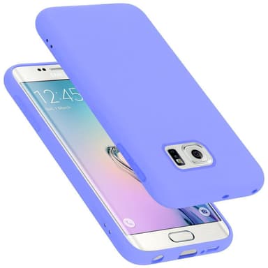 Samsung Galaxy S6 EDGE silikondeksel case (lilla)