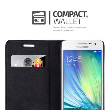Samsung Galaxy A3 2015 lommebokdeksel case (brun)