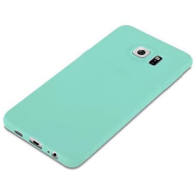 Deksel Samsung Galaxy S6 EDGE Silikon cover (blå)