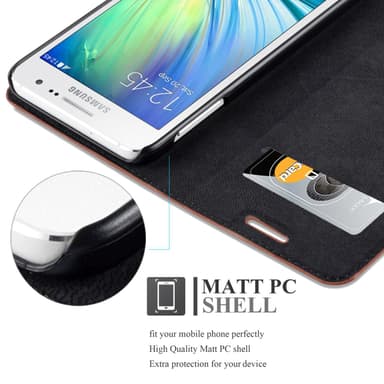 Samsung Galaxy A3 2015 lommebokdeksel case (brun)