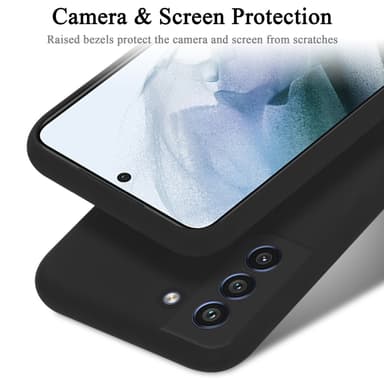 Samsung Galaxy S21 FE silikondeksel case (svart)