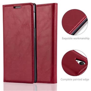 Sony Xperia Z1 lommebokdeksel case (rød)