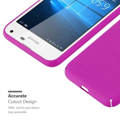 Nokia Lumia 650 Hardt Deksel Cover (rosa)