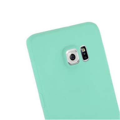 Deksel Samsung Galaxy S6 EDGE Silikon cover (blå)