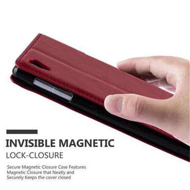 Sony Xperia Z1 lommebokdeksel case (rød)