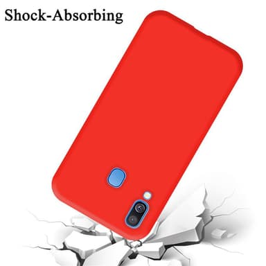 Samsung Galaxy A40 silikondeksel case (rød)