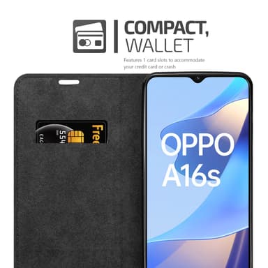 Oppo A16s / A54s lommebokdeksel case (rød)