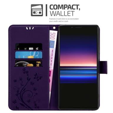 Sony Xperia 1 / Xperia XZ4 lommebokdeksel Blomster