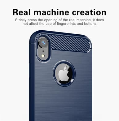 Deksel iPhone XR ultra slim (blå)