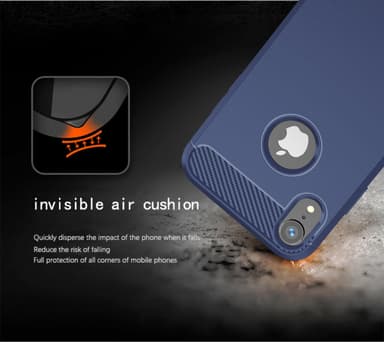 Deksel iPhone XR ultra slim (blå)