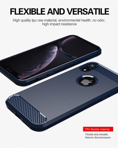 Deksel iPhone XR ultra slim (blå)