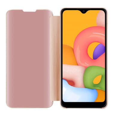 Samsung Galaxy A01 lommebokdeksel etui (rosa)